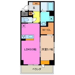 近鉄四日市駅 徒歩3分 1階の物件間取画像